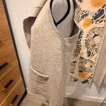 Eileen Fisher Beige Sleeveless Open Front long Vest medium Photo 5