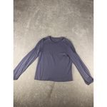 Garnet Hill Lyocell TENCEL Soft Purple Blouson Tee Photo 3