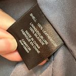 L.A.M.B. Vintage Gwen Stefani Rock Glam Leather Silk Metallic Gold Jacket Size 2 Photo 12