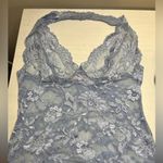 Victoria's Secret Sexy Blue Lace Teddy Halter Neck XS Photo 6