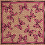 Coach  Signature Bow Print Silk Bandana #
CZ527 Photo 0
