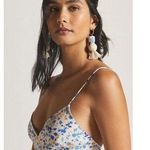 💕FAVORITE DAUGHTER💕 The Satin Blackberry Dress Poppy Floral Print Medium NWOT Blue Photo 2