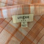 Umgee  Women’s Dress Small Peach Boho Short Sleeve Tunic Flowy Lightweight Photo 4