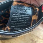 Brighton Black Leather Textured Shoulder Bag with Silver Hardware Photo 4