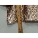 J. Crew Women’s Top Sequin Black Ribbon Zip Back Closure Gold MSRP $148 Size 8 Photo 14