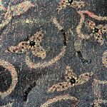 Funky Vintage Anage Beaded Jacket! Black Size M Photo 7