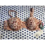 Gap NWT rhode Womens Floral swim top Padded Cups Adjustable Straps Size 20 Photo 2