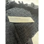 Free People Intimately  Black Smocked Puff Sleeve Romantic Coquette Crop Top Sz L Photo 5