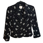 Cinq A Sept Stardust Onyx Floral Blazer Black Size 2 Photo 0