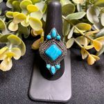 Paparazzi Mesa Mystic Blue Ring (43) Photo 2