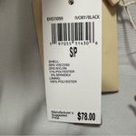 Elie Tahari Elie. by Tahari Pinstripe Blazer NWT size Small Ivory/Black Short Single Button Photo 5