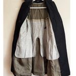 Brooks Brothers  Women’s wool / cotton Classic Trench Coat Navy Blue size 4 Photo 9