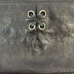 Cole Haan  Black Genuine Leather Cardholder Wristlet Top Zip iPhone Phone Holder Photo 1