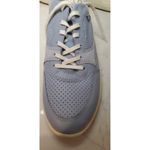 Ecco EUC Women’s Runner Sneakers Leather Light Blue Size 11 Wide EU 42 Inserts Photo 3