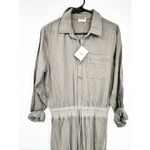 Faherty  Arlie Day Long Sleeve Jumpsuit in Surplus Green Size Small Photo 2