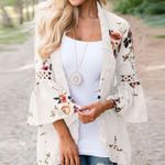 Andthewhy -Floral Kimono/Coverup-One size fits-NWT Photo 0