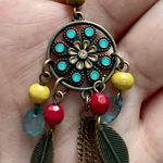 Boho Dream Catcher Metal Tassel Dangle Earrings Multiple Photo 3
