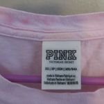 PINK - Victoria's Secret  tie dye short sleeve t-shirt with pocket in pink and black size XS. Photo 3