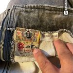 Neiman Marcus vintage  faded black denim midi skirt Photo 3