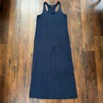 H&M navy racer back, maxi tank dress, size L Photo 5