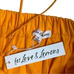 For Love & Lemons Clementine Orange Midi Skirt Set Womens M Photo 4