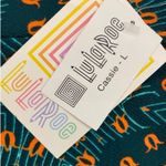 LuLaRoe  Cassie Textured Pencil Skirt Teal Orange Mandala Print Stretch - L NWT Photo 4