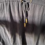 Lands' End Navy Blue Shirt Kaftan Beach Coverup Bathing Suit Coverup XL Photo 2