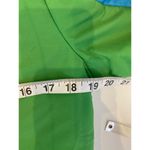 Vintage Innsbruck Hipster Green Blue Ski Jacket Sz M Nylon Zipper Retro Unisex Size M Photo 10