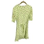 Faithfull the Brand  Light Green Dress with Pink Floral Design Medium Florence Photo 4