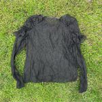 ZARA  Black Lace Long Sleeve Photo 4