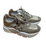 NWOT Voile Blanche Platform Monster Sneakers Sz. 40 (US 10) Gold Photo 6