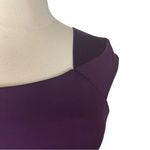 Calvin Klein  Sheath Dress Cap Sleeve Square Neck Scuba Plum Women’s Plus Size 14 Photo 7