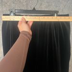 Chelsea and Violet C&V Woman Size XXL Black flare velvet elastic waist New Pants Photo 2