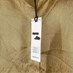 BB Dakota Gold Button Down Shirt Blouse Shine & Dandy Holiday Size Small NWT Photo 5