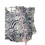 Simply Noelle Wild At Heart Zebra Blouse Blue XXL Photo 3