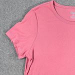 Duluth Trading Co. Short Sleeve Tee Shirt Women's 1X Pink Crew Neck Cotton Photo 1