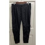 Sundance  Women's Black Eyelet Cargo Pants Size Small Bohemian Vacation Photo 1
