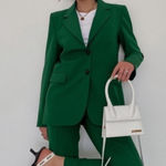 ZARA  Fitted Blazer Apple Green Blogger Fav Photo 0