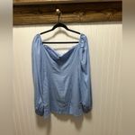 NWT Revolve Rumer Camille Blue Cotton Cut Out Mini Dress Sz Xs Resortwear Cabo Photo 3