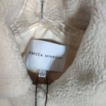 Rebecca Minkoff Hadley Teddy Sherpa cream Jacket Coat Size L New With Tags Photo 4