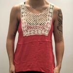Rue 21 100% Rayon Juniors Large Pink Tank Top Sleeveless Round Neck Photo 0