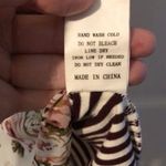 Origami by Vivian Sleeveless Short Dress Striped W/Floral Ruffle Hem Size Medium Purple Photo 3