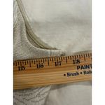 ZARA  Midi Dress Medium Sand Jacquard Cotton Stretch Tank Square Neck Wide Straps Photo 7