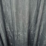 Modcloth  Shimmering Rainfall Metallic Midi Skirt Tier Aline Black AU 12 US 8 NWT Photo 5