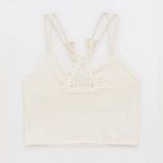 Aerie NWT Ribbed Crop Top Bralette Soft Muslin Size Small Photo 4
