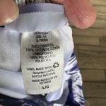 Laura Scott  Women's Skirt Size Large Lined Blue Purple Swing Floral Photo 4