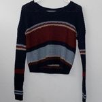 Rue 21 striped colorblock cropped sweater Photo 0