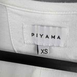 Piyama Romper White Lightweight Ruffle Drawstring Waist Bridal Resort XS Photo 5