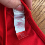No Boundaries  Cherry Red Bikini Swimsuit Top Size Small Photo 4