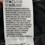 American Eagle  Outfitters Denim Skirt Womens Size 2 Black Button Fly Grunge Goth Photo 12